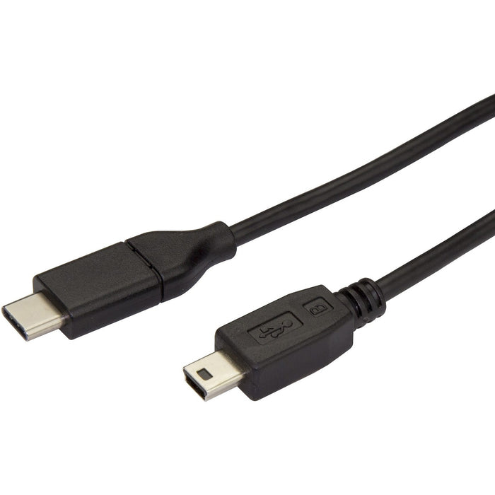 StarTech.com 2m 6 ft USB C to Mini USB Cable - M/M - USB 2.0 - USB C to USB Mini - USB Type C to Mini USB - Mini USB to USB C Cable - STCUSB2CMB2M