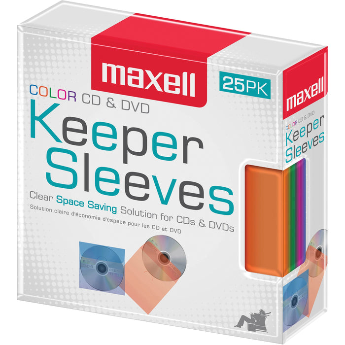 Maxell CD/DVD Keeper Sleeves - MAX190151