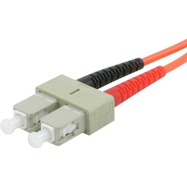 C2G-15m SC-ST 62.5/125 OM1 Duplex Multimode PVC Fiber Optic Cable - Orange - CGO09141