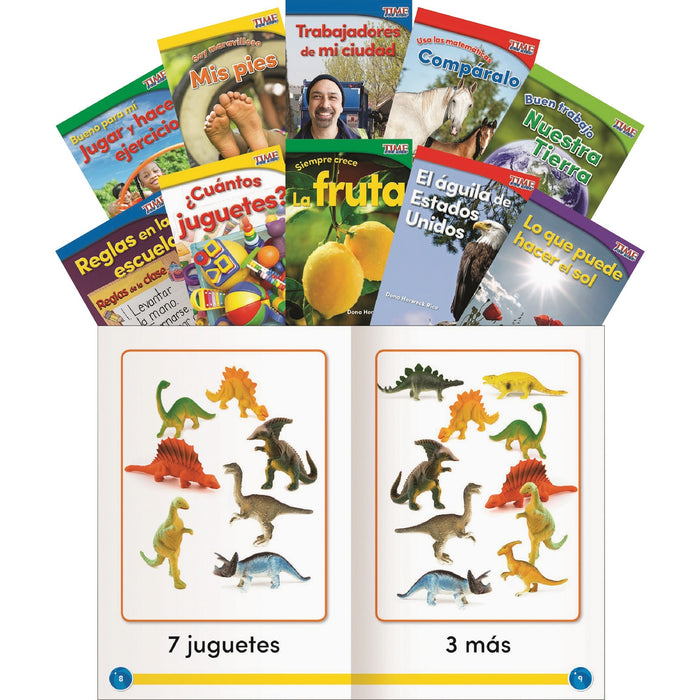 Shell Education Grade K TIME Kids Spanish Reader Set Printed Book - SHL25855