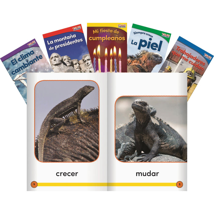 Shell Education TIME For Kids Informational Text Grade K Readers Set 3 10-Book Spanish Set Printed Book - SHL25856