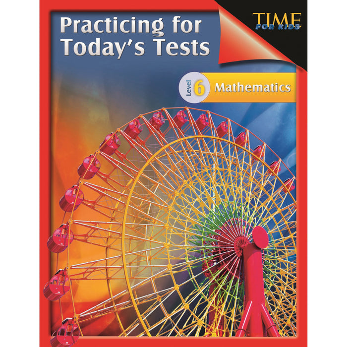 Shell Education Math Practice Tests - Level 6 Printed Book - SHL51445