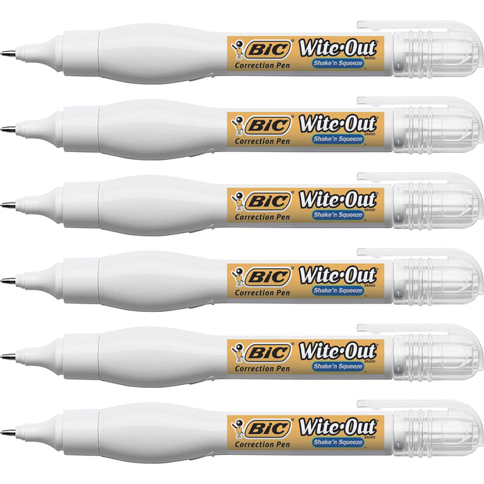 Wite-Out Shake n' Squeeze Correction Pens - BICWOSQPP11BX