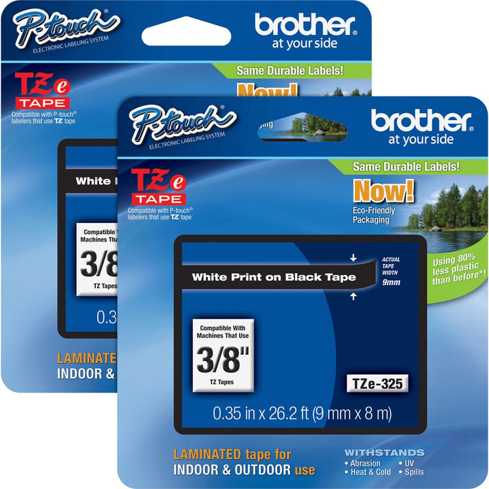 Brother P-touch TZe Laminated Tape Cartridges - BRTTZE325BD