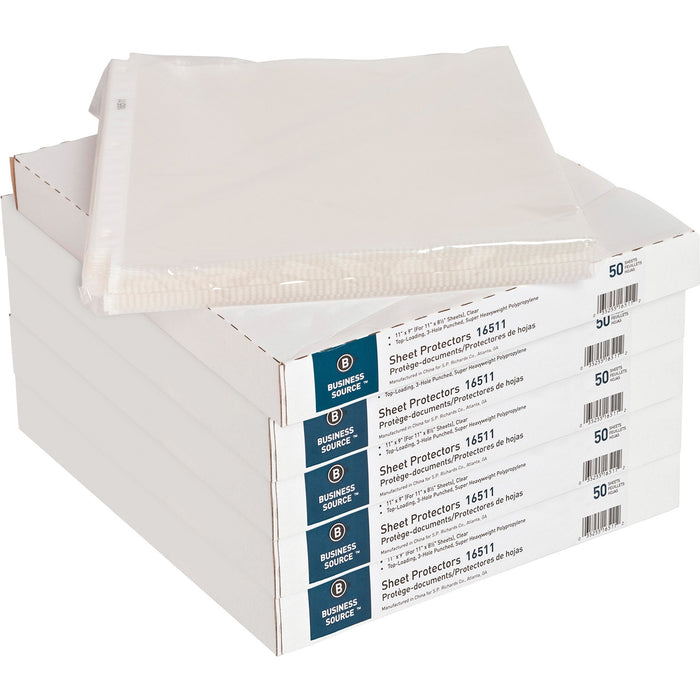 Business Source Sheet Protectors - BSN16511CT