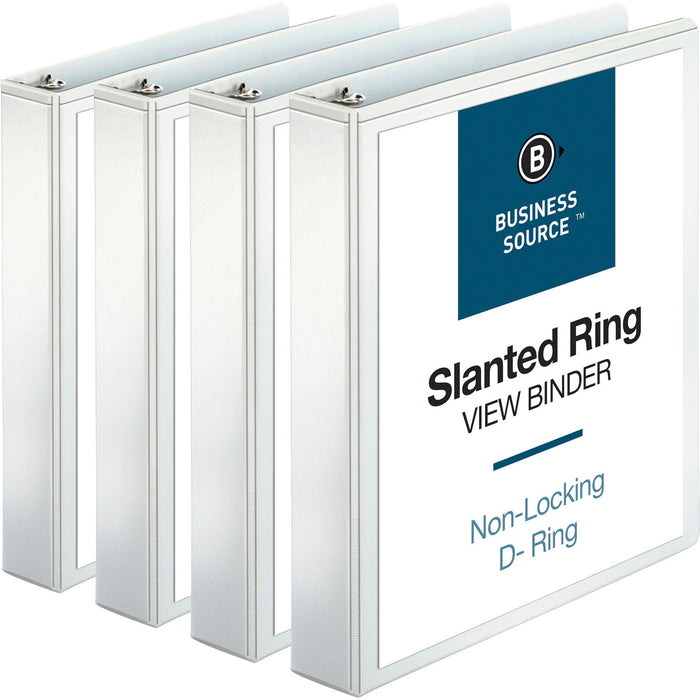 Business Source Basic D-Ring View Binders - BSN28441BD