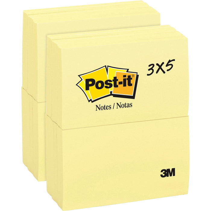 Post-it&reg; Notes Original Notepads - MMM655YWBD