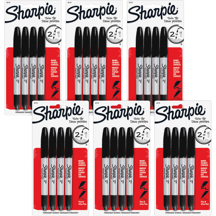 Sharpie Twin Tip Permanent Markers - SAN32175PPBG