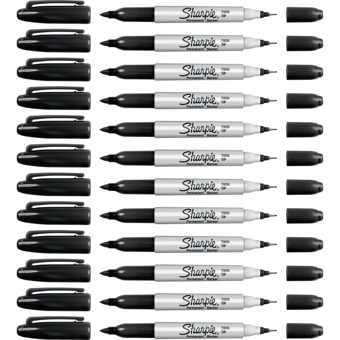 Sharpie Twin Tip Permanent Markers - SAN32201BX