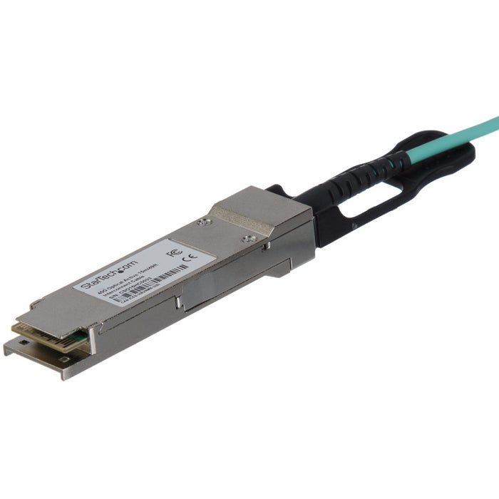 StarTech.com Cisco QSFP-H40G-AOC15M Compatible 5m 40G QSFP+ to SFP AOC Cable - 40GbE QSFP+ Active Optical Fiber 40Gbps QSFP + Cable 16.4' - STCQSFPH40GAO15