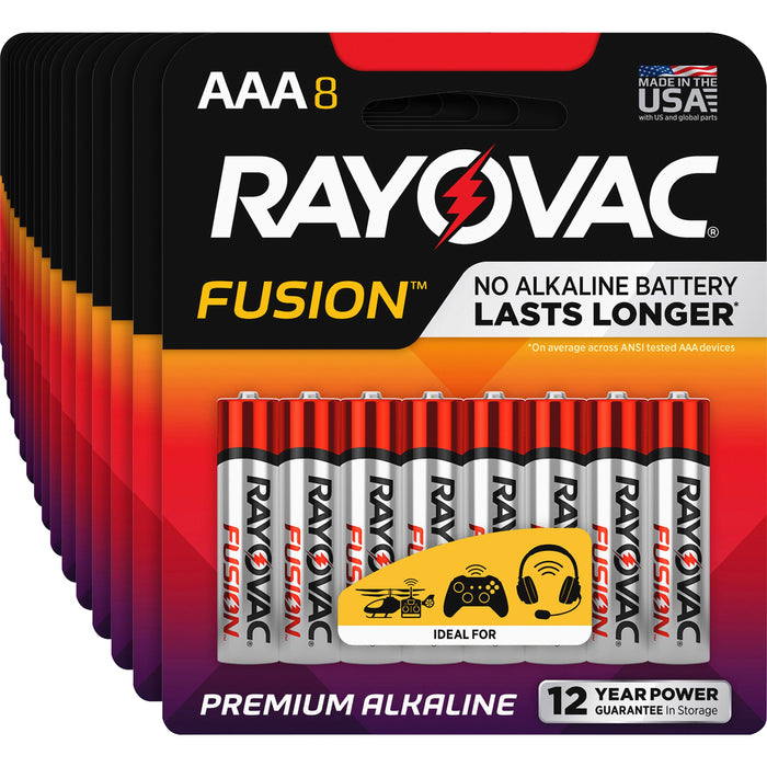 Rayovac Fusion Alkaline AAA Battery 8-Packs - RAY8248TFUSKCT