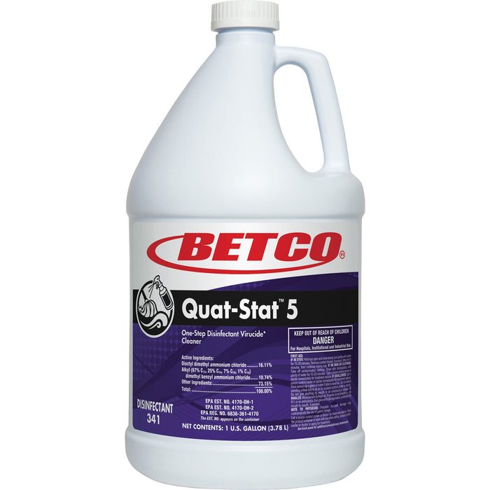 Betco Quat-Stat 5 Disinfectant Gallon - BET3410400