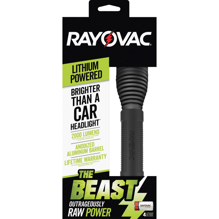 Rayovac The Beast CR123A Lithium Flashlight - RAYRWP123ABD