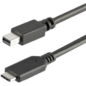 StarTech.com 1 m / 3.3 ft. USB-C to Mini DisplayPort Cable - 4K 60Hz - Black - USB 3.1 Type-C to Mini DP Adapter Cable - mDP Cable - STCCDP2MDPMM1MB