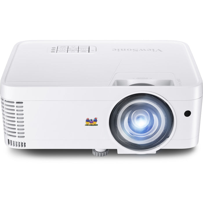 ViewSonic PS600W 3700 Lumens WXGA HDMI Networkable Short Throw Projector for Home and Office - VEWPS600W
