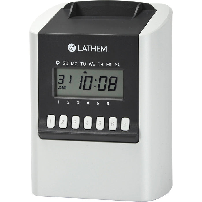 Lathem 700E Calculating Electronic Time Clock - LTH700E