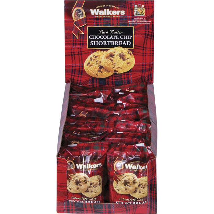 Office Snax Chocolate Chip Shortbread Cookies - OFXW1537D