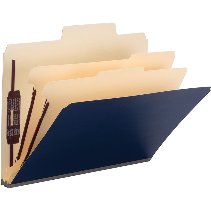 Smead SuperTab 2/5 Tab Cut Letter Recycled Classification Folder - SMD14010
