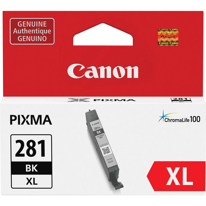 Canon CLI-281XL Original Inkjet Ink Cartridge - Black - 1 Each - CNMCLI281XLBK