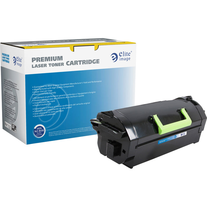 Elite Image Remanufactured MICR High Yield Laser Toner Cartridge - Alternative for Lexmark 52D1H00 - Black - 1 Each - ELI76260