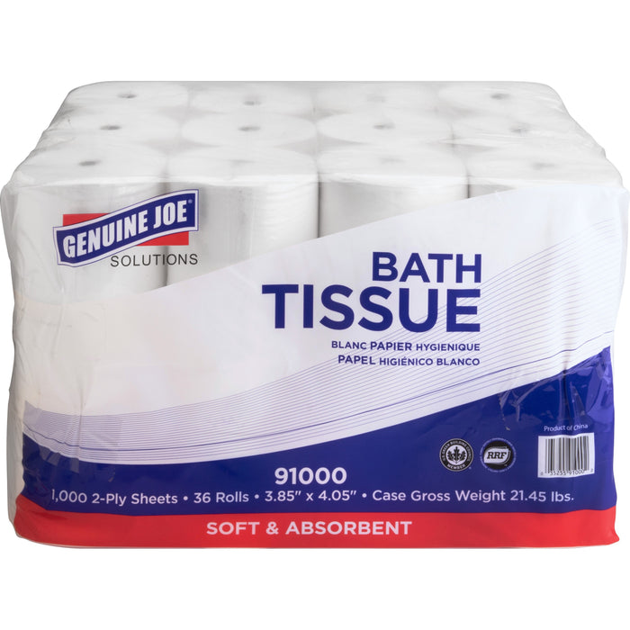 Genuine Joe Solutions Double Capacity Bath Tissue - GJO91000PL