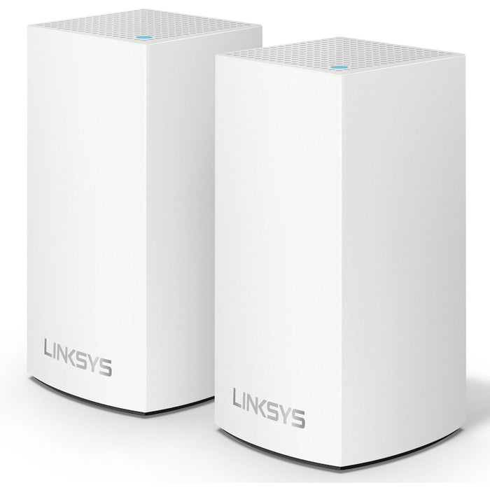 Linksys Velop Intelligent Mesh WiFi System- 2-Pack White (AC1300) - LNKWHW0102