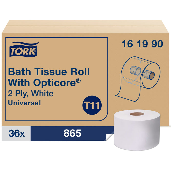 TORK Universal Bath Tissue Roll with OptiCore - TRK161990