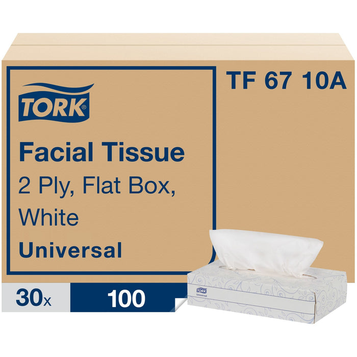 TORK Universal Facial Tissue Flat Box - TRKTF6710A