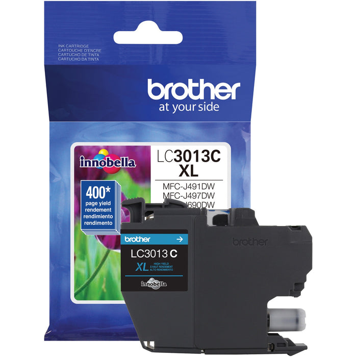 Brother LC3013C Original High Yield Inkjet Ink Cartridge - Single Pack - Cyan - 1 Each - BRTLC3013C