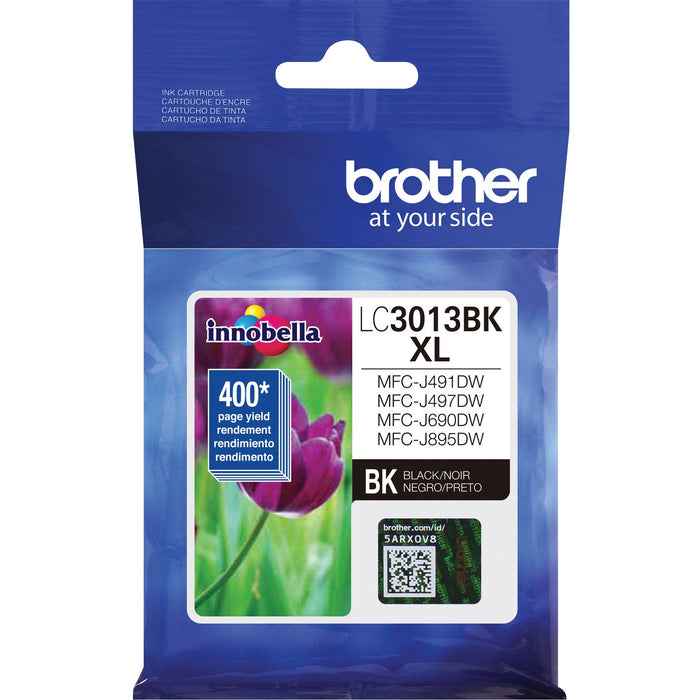 Brother LC3013BK Original High Yield Inkjet Ink Cartridge - Single Pack - Black - 1 Each - BRTLC3013BK