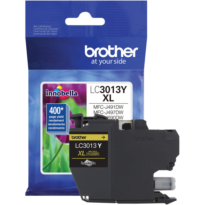 Brother LC3013Y Original High Yield Inkjet Ink Cartridge - Single Pack - Yellow - 1 Each - BRTLC3013Y