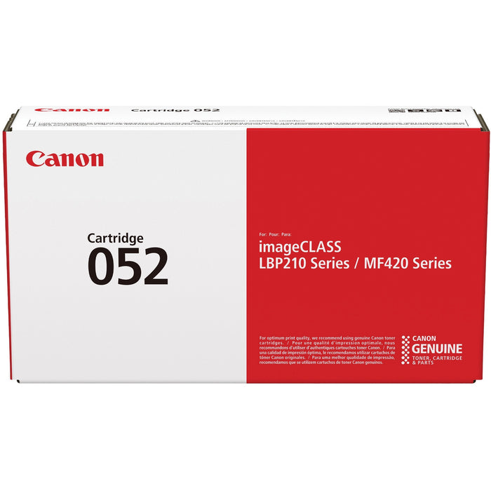 Canon 052 Original Laser Toner Cartridge - Black - 1 Each - CNMCRTDG052