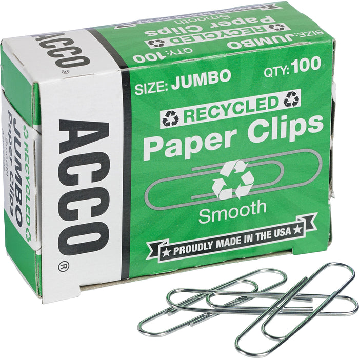 ACCO Recycled Paper Clips - ACC72525PK