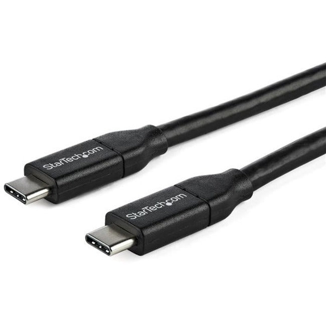 StarTech.com 1m 3 ft USB C to USB C Cable w/ 5A PD - M/M - USB 2.0 - USB-IF Certified - USB Type C Cable - USB C Charging Cable - USB C PD Cable - STCUSB2C5C1M