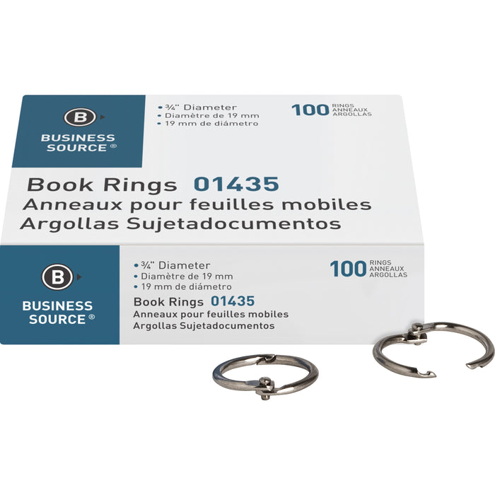 Business Source Standard Book Rings - BSN01435