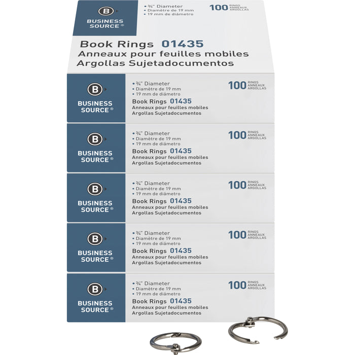 Business Source Standard Book Rings - BSN01435BD