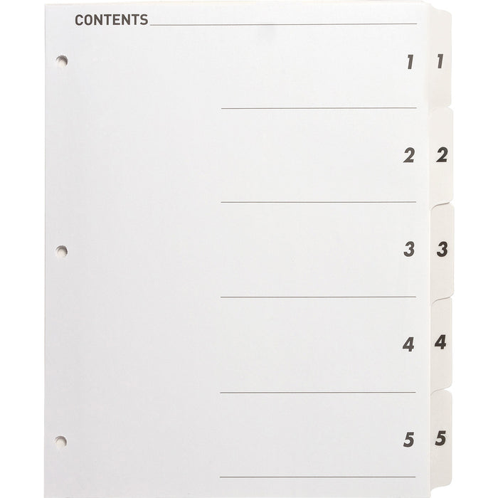 Business Source Table of Content Quick Index Dividers - BSN05852