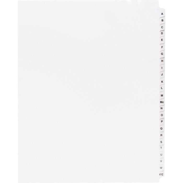 Business Source A-Z Tab Table of Contents Index Dividers - BSN05858