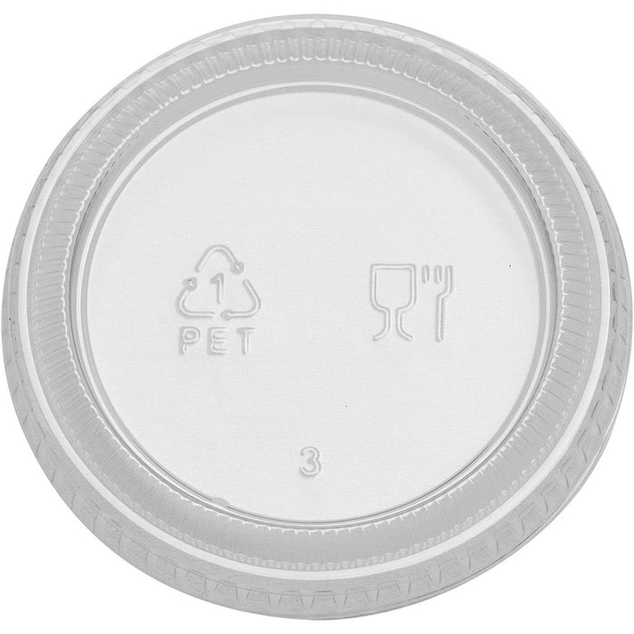 Dixie Portion Cup Lids by GP Pro - DXEPL20CLEAR