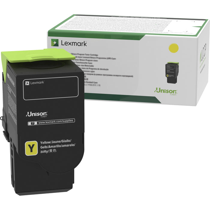 Lexmark Unison Original Standard Yield Laser Toner Cartridge - Yellow - 1 Each - LEX78C10Y0 Lexmark International, Inc