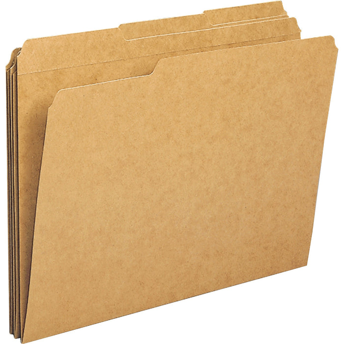 Business Source 1/3 Tab Cut Letter Recycled Classification Folder - BSN20890