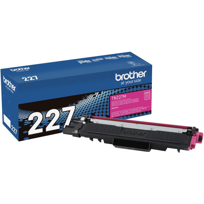 Brother Genuine TN-227M High Yield Magenta Toner Cartridge - BRTTN227M