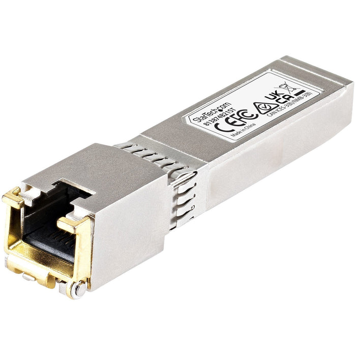 StarTech.com HPE 813874-B21 Compatible SFP+ Module - 10GBASE-T - 10GE Gigabit Ethernet SFP+ to RJ45 Cat6/Cat5e - 30m - STC813874B21ST