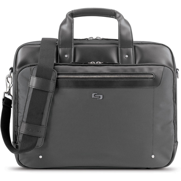Solo Gramercy Travel/Luggage Case (Briefcase) for 15.6" Apple iPad Notebook - Gray - USLEXE35010