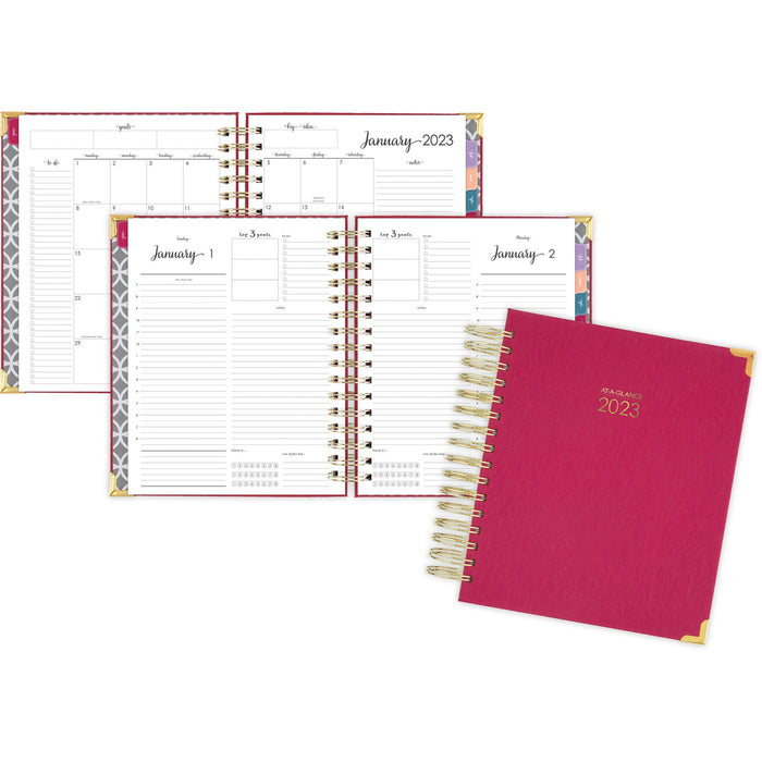 At-A-Glance Harmony Berry Cover Daily Planner - AAG609980659