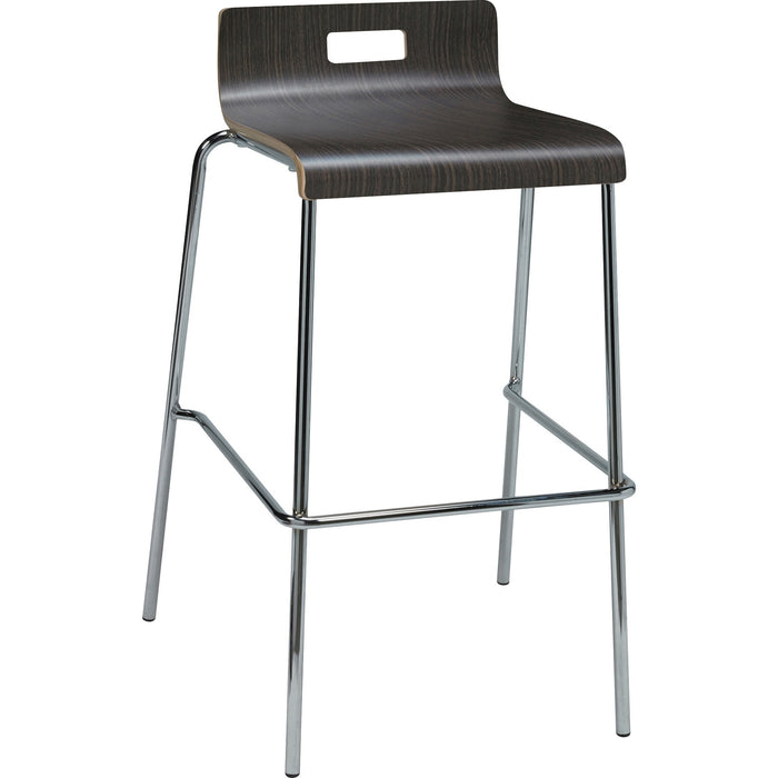 Lorell Bentwood Low Back Cafe Stool - LLR99588