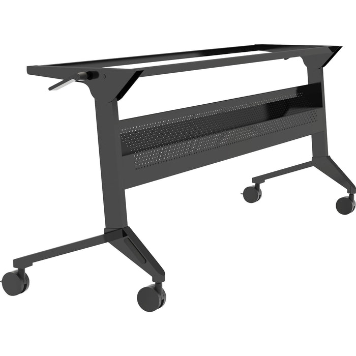 Safco Flip-N-Go Black Training Table Base - SAFLF48S5