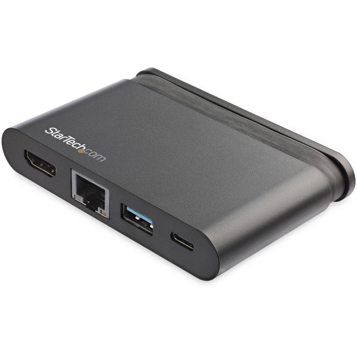 StarTech.com USB C Multiport Adapter - USB-C Travel Dock to 4K HDMI, 100W PD 3.0 Pass-Through, USB-A USB-C, GbE - Portable USB Type-C Dock - STCDKT30CHCPD