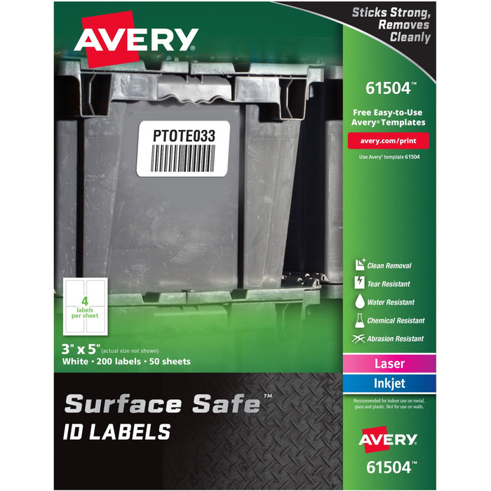 Avery&reg; Surface Safe ID Label - AVE61504