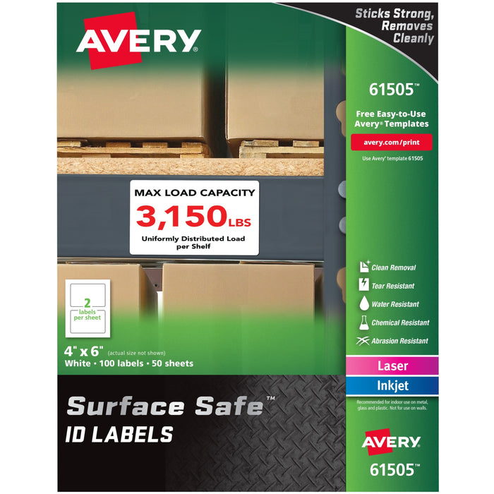Avery&reg; Surface Safe ID Labels - AVE61505